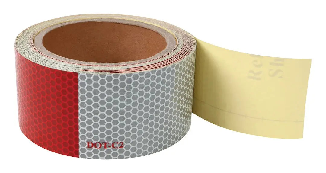 Perform Tool W1558 DOT Reflective Tape, 2 in x 12 ft for Enhanced Visibility and Safety