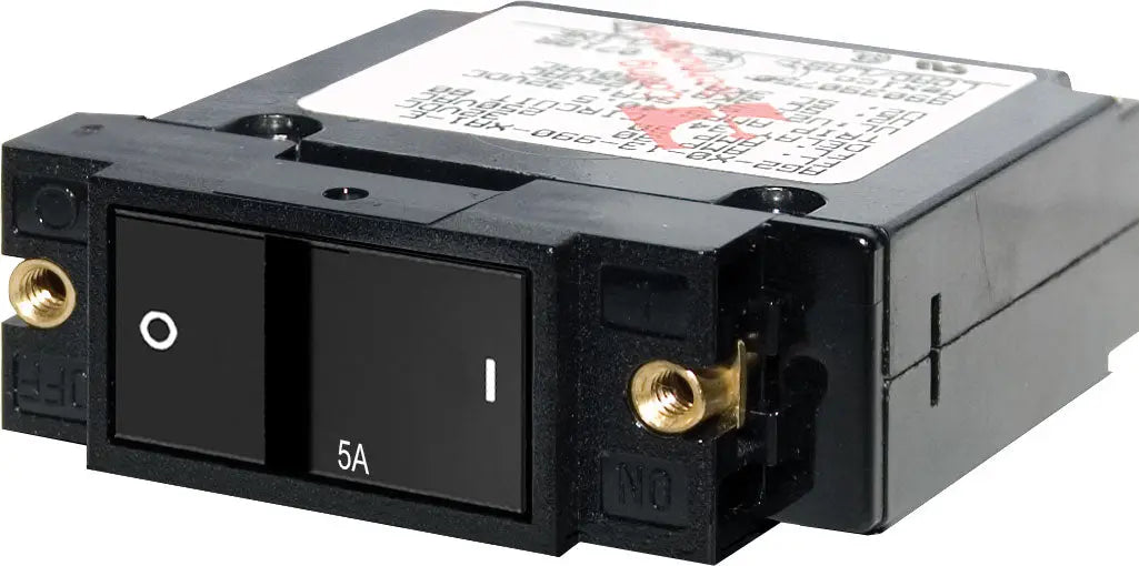 Blue Sea Systems Circuit Breaker SC1 Flat Rocker 5A – Reliable Protection for Marine and RV Applications