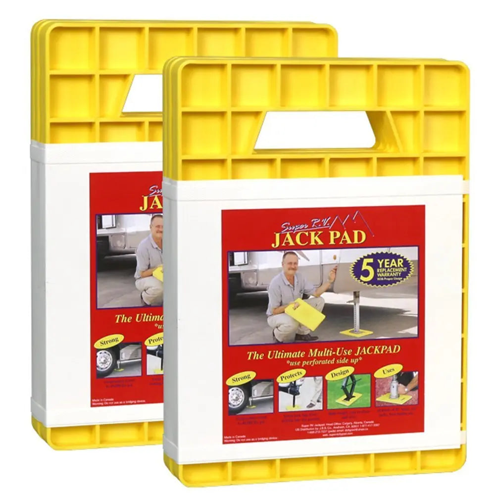 AP Products Super RV Jack Pad 4-Pack for Stable Support and Load Distribution