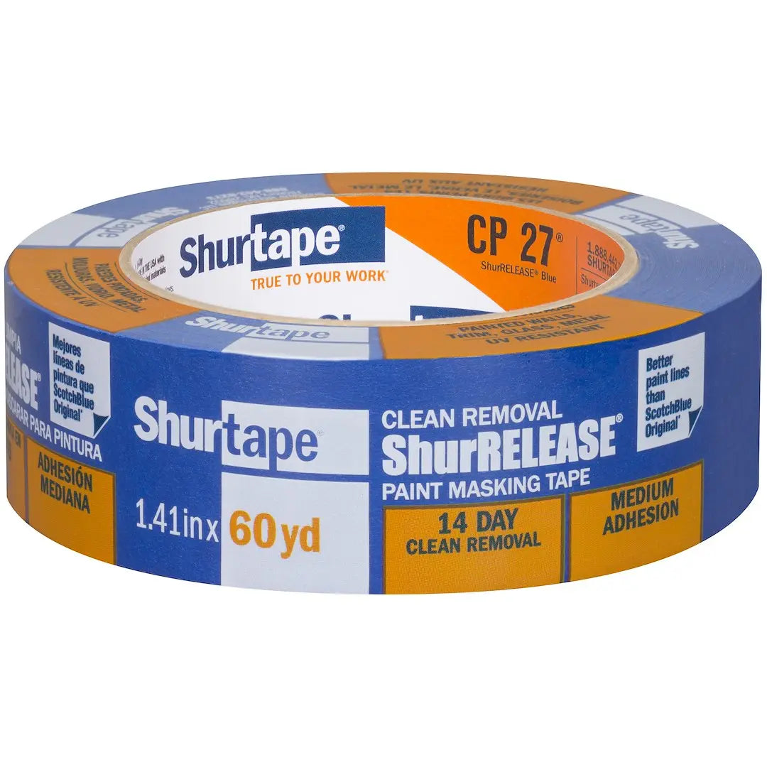 Shurtape CP 027 Blue 36mm x 55m Packaging Tape, 24 Rolls