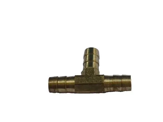 HELIX RACING Brass Barb T Fitting 3/8 inch (9.5mm) Part #531440