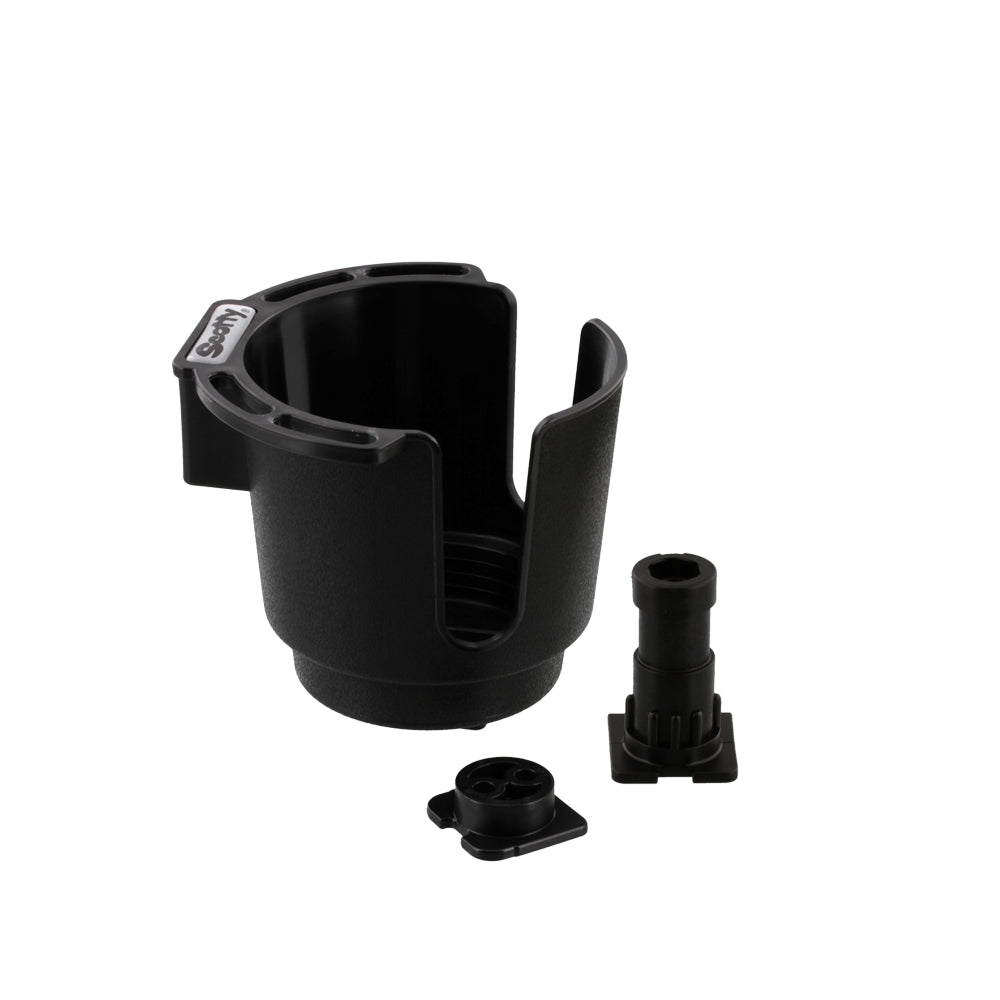 Scotty Inc. Cup Holder with Two Mounts in Black, Part Number 0311BK