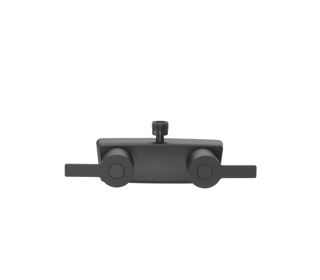 DURA FAUCET DFSA100MMB Modern RV Shower Faucet in Matte Black