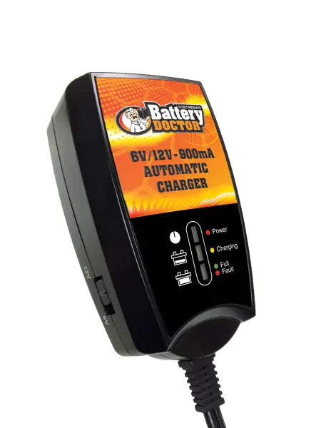 Wirthco 6/12V 900mA Smart Charger – Reliable Battery Charging Solution