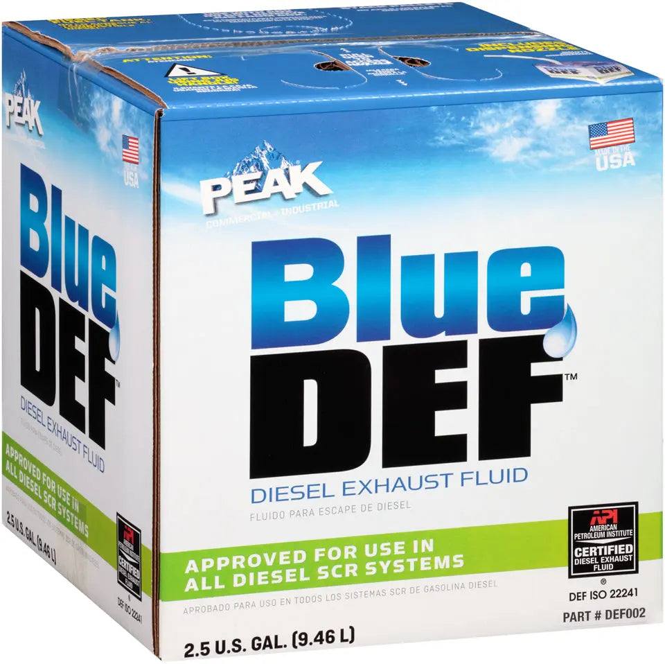PEAK/HERCLNR BlueDef 2.5 Gallon Container for Heavy-Duty Applications