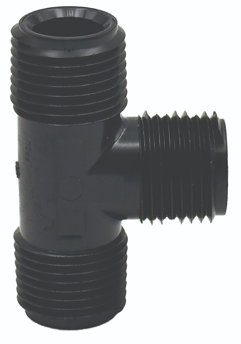 B&B Molders T-Fitting 1/2 inch MPT x 1/2 inch MPT