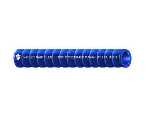 SierraMarine 162622000S 2-Foot Corrugated Silicone Water and Exhaust Hose with Spiral Reinforcement