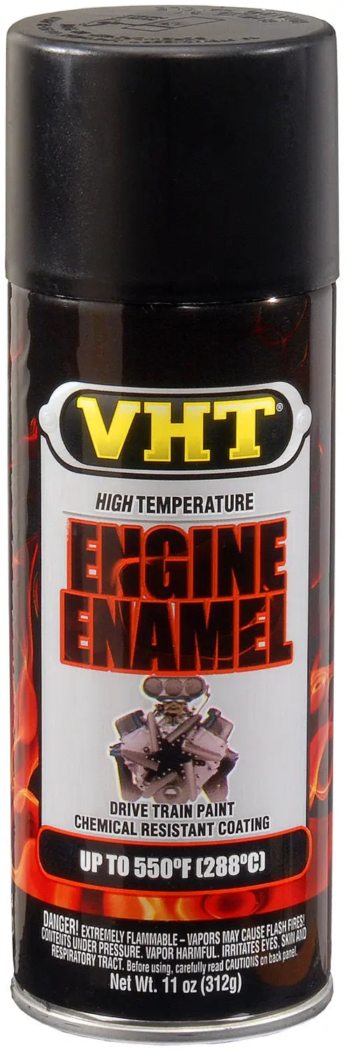 VHT Black Engine Enamel Flat - Part Number SP130
