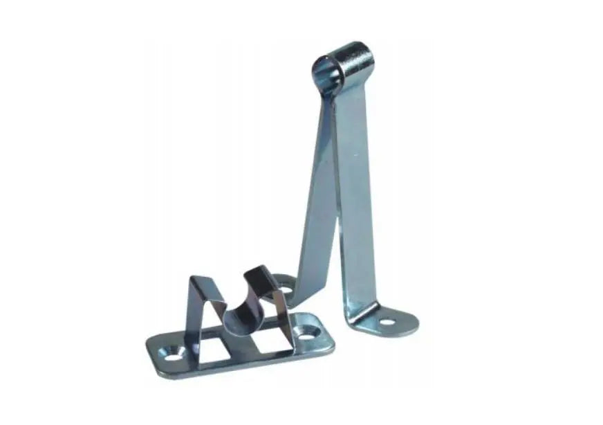 JR Products 10535 3-C Clamp Door Holder with Soft Touch