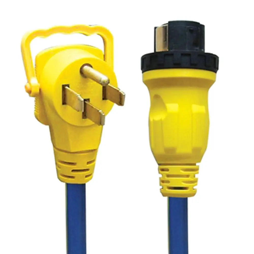 AP Products 25ft 50/50Amp RV Locking Power Cord with NEMA 14-50 Plug