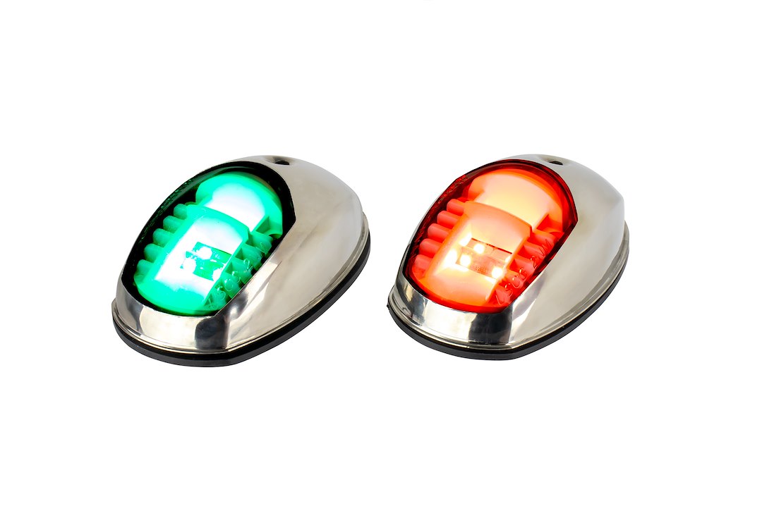 Sea Dog Stainless LED Navigation Lights Port Side - Part #4000701