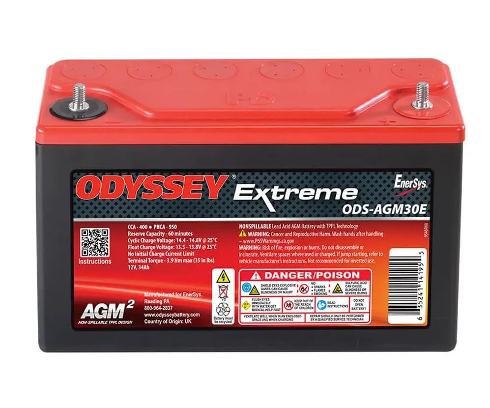 Odyssey PC950 Deep Cycle Marine Battery ODSAGM30E for Reliable Power