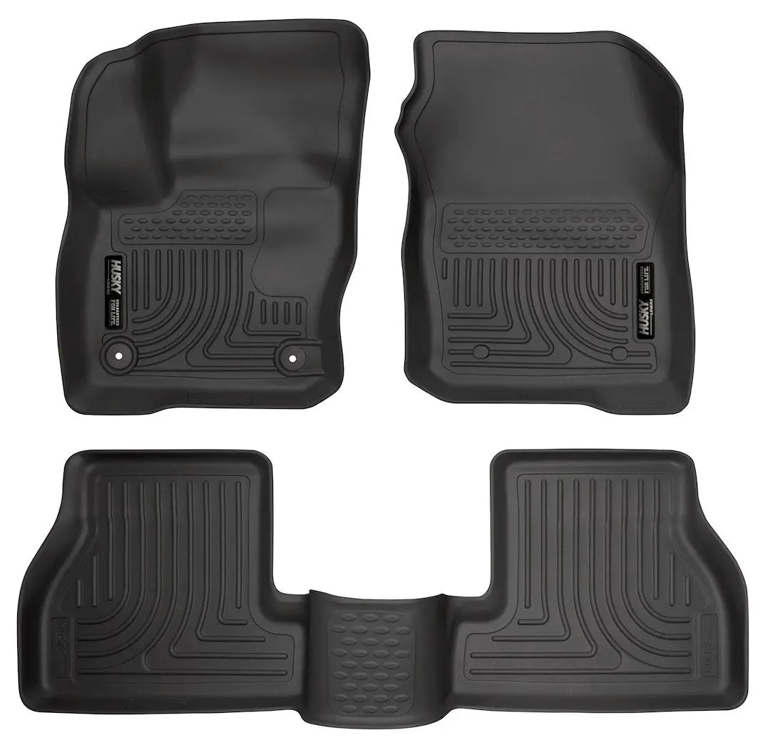 HuskyLiner W.B. Focus 4-Piece Black Floor Mat Set for 2016 Vehicles