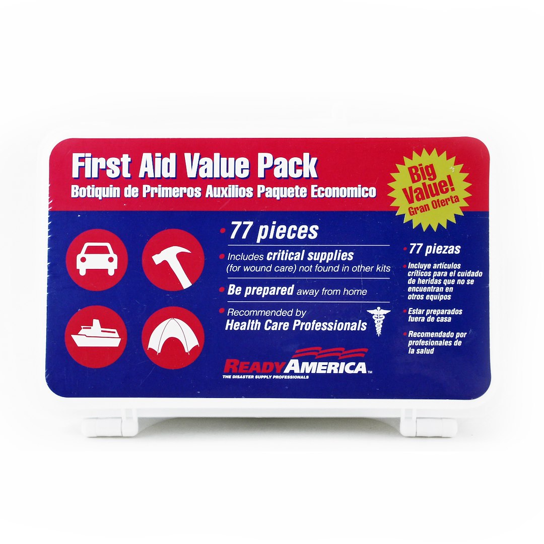 Ready Amer Value First Aid Kit 77-Piece for Home and Office