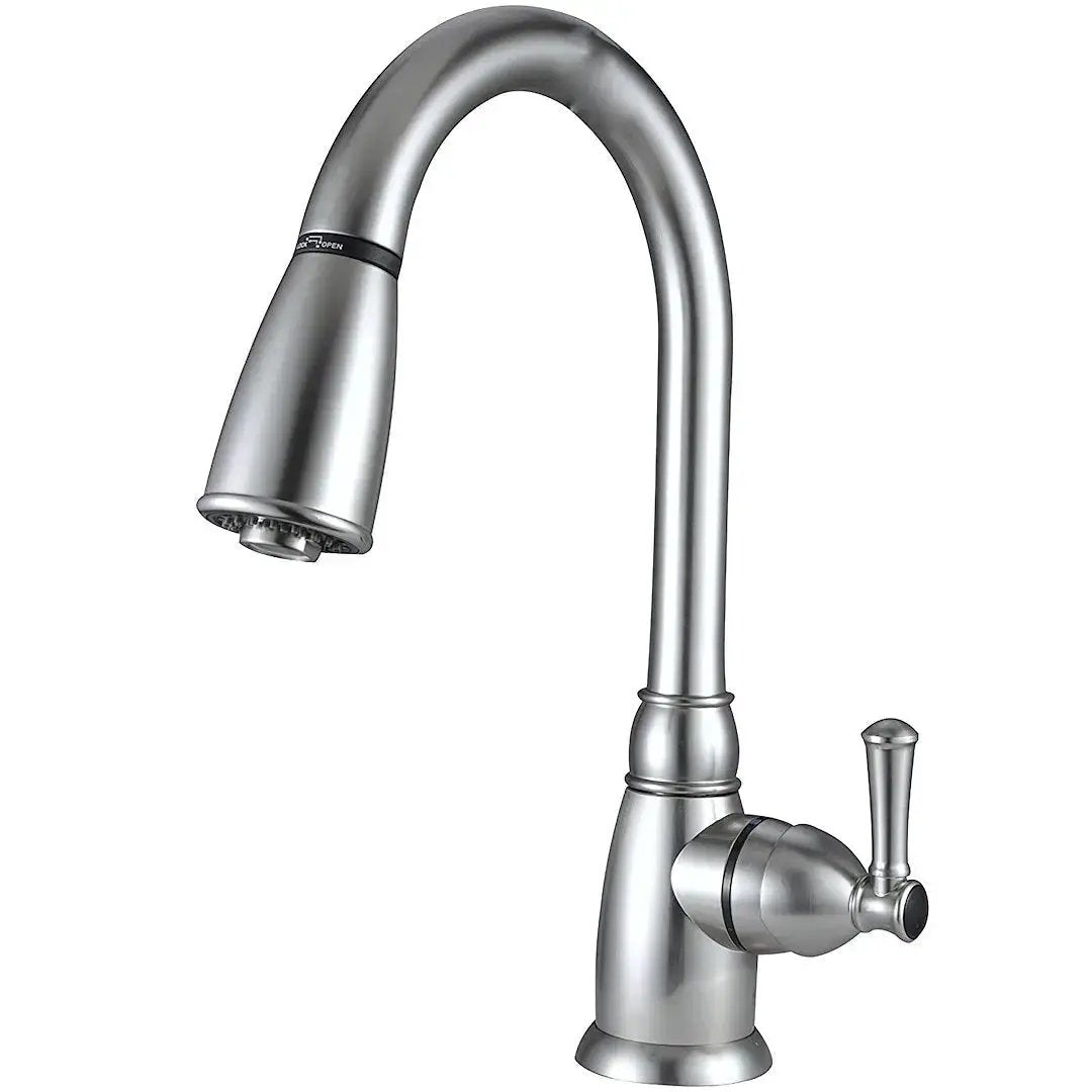 Dura Faucet DFPK160SN Non-Metallic Pull-Down RV Kitchen Faucet by DURA FAUCET