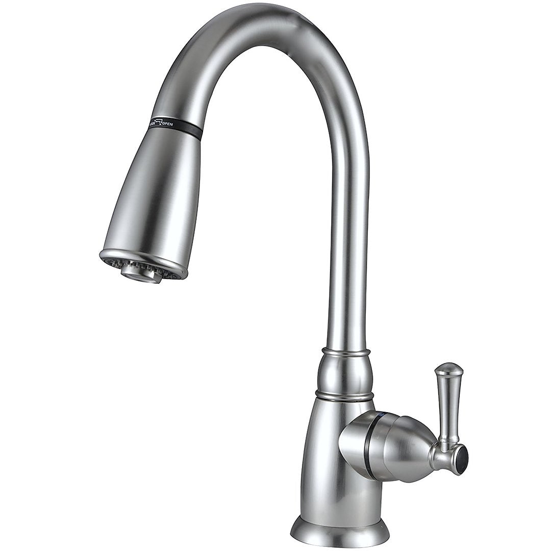 Dura Faucet DFPK160SN Non-Metallic Pull-Down RV Kitchen Faucet