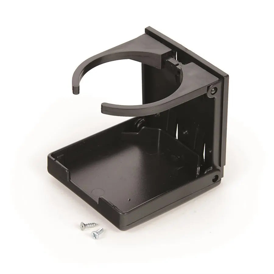 Camco Adjust Drink Holder Black - Easy Mounting and Secure Fit for RV and Marine Use