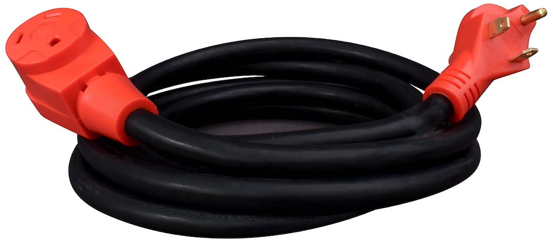 VALTERRA LLC 30A Extension Cord with Handle - Heavy-Duty Power Extension