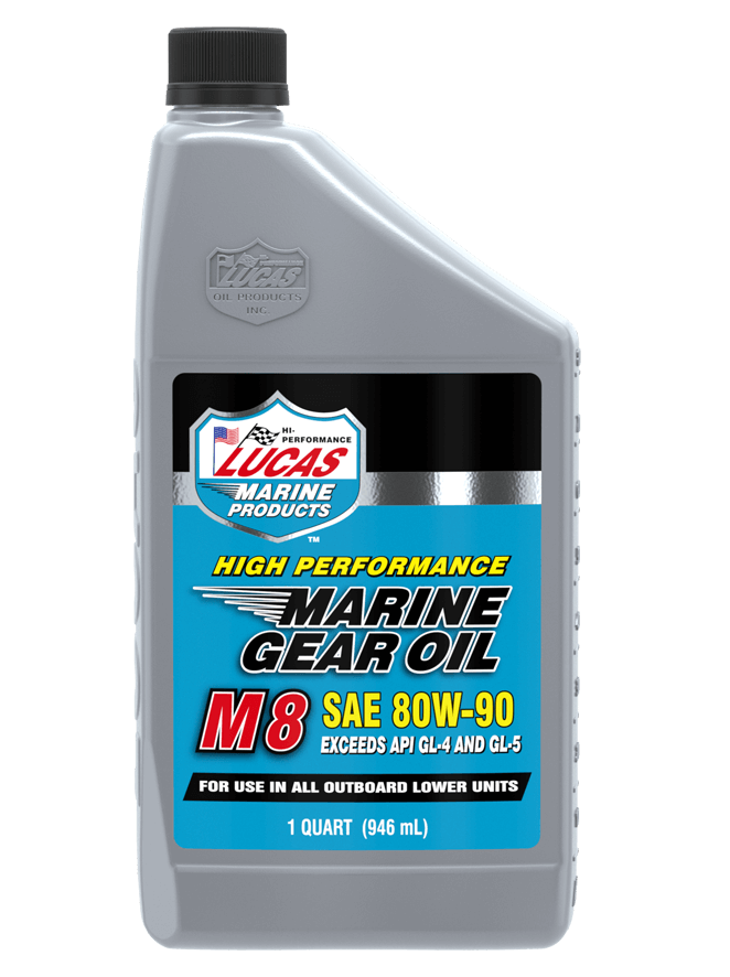 Lucas Oil SAE 80W-90 M8 Marine Gear Oil - 6 Quarts
