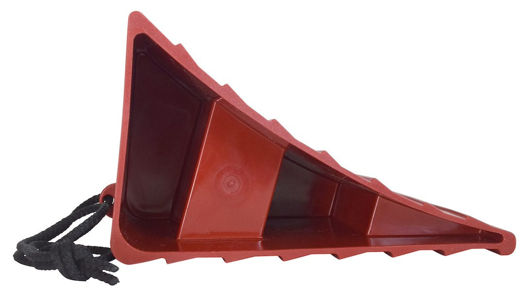 Valterra LLC Wheel Chock Red (Part Number A100908) for Secure Vehicle Stabilization