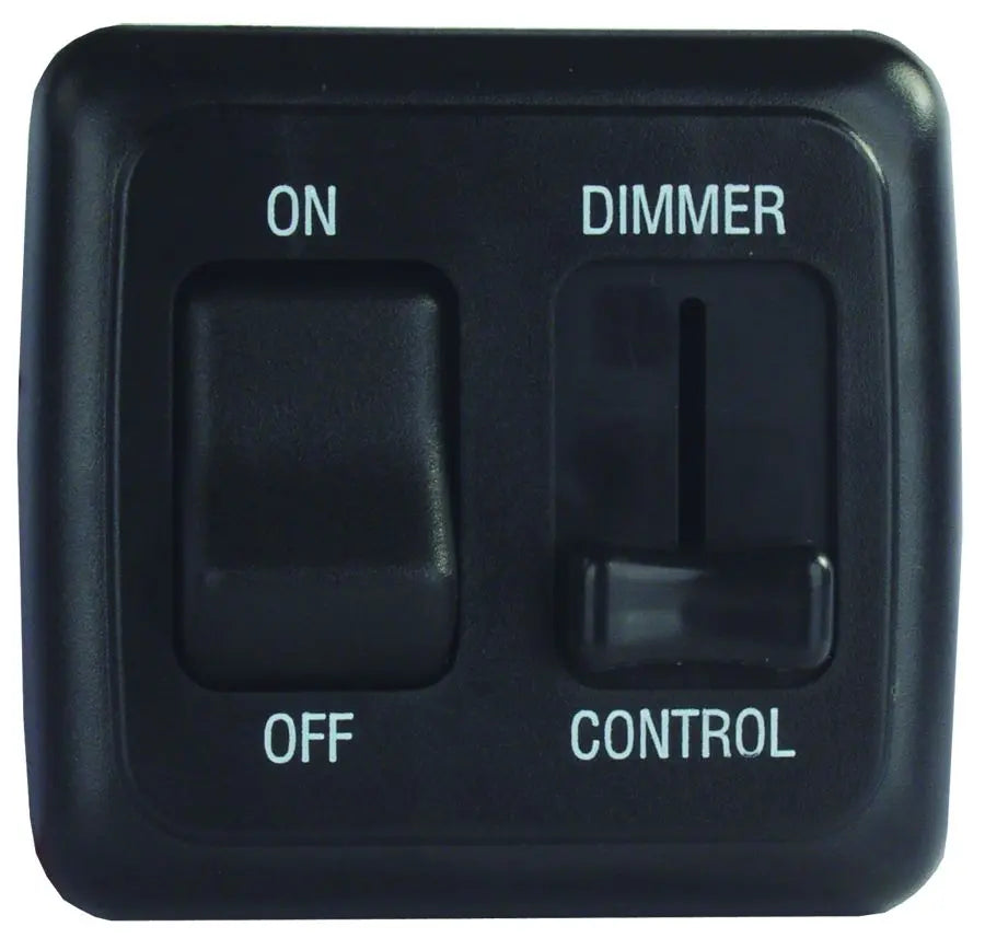 JR Products Dimer On-Off Switch Assembly Black (Part Number 12275)
