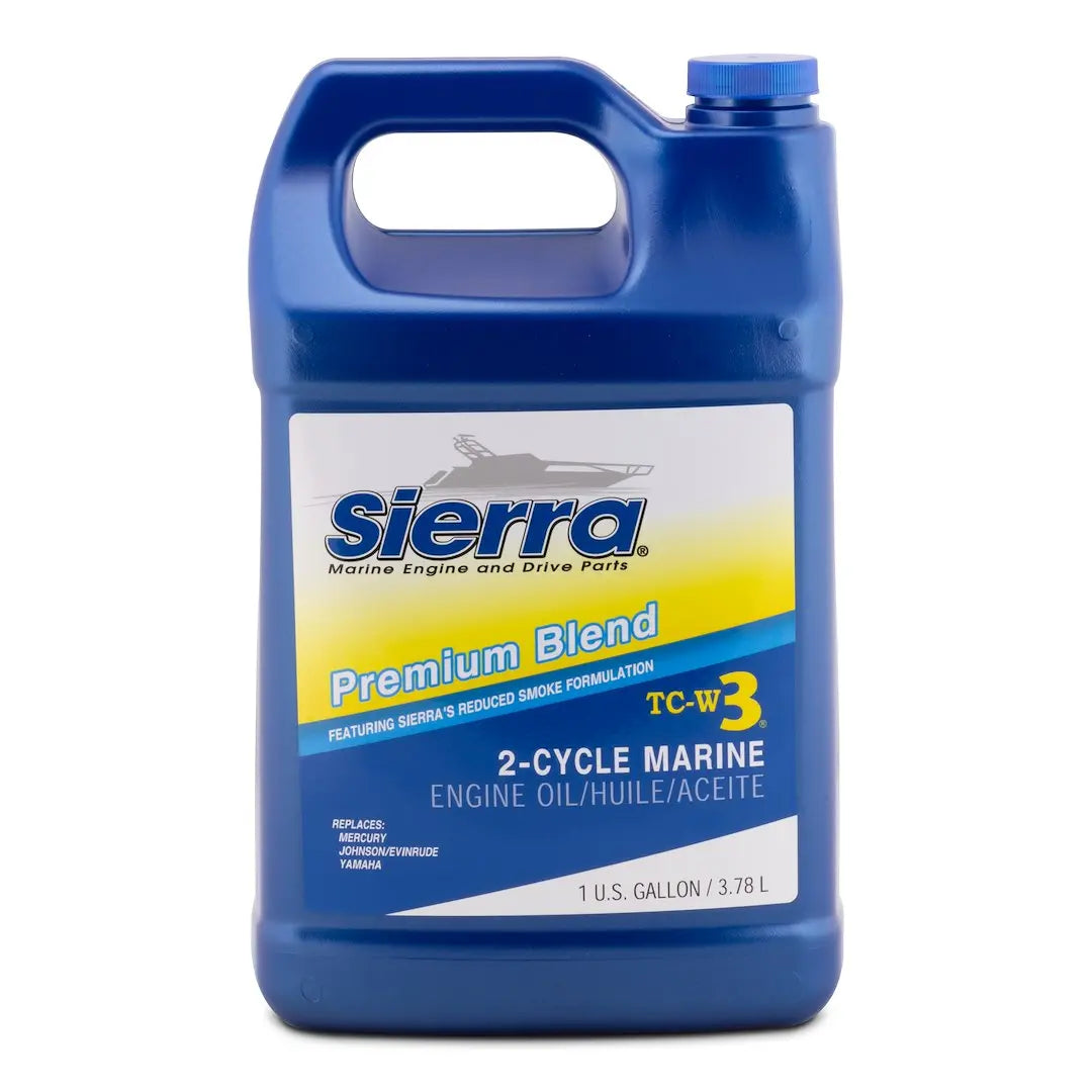 SierraMarine 2 Cycle Oil Premium - Gallon for Marine Outboard Engines