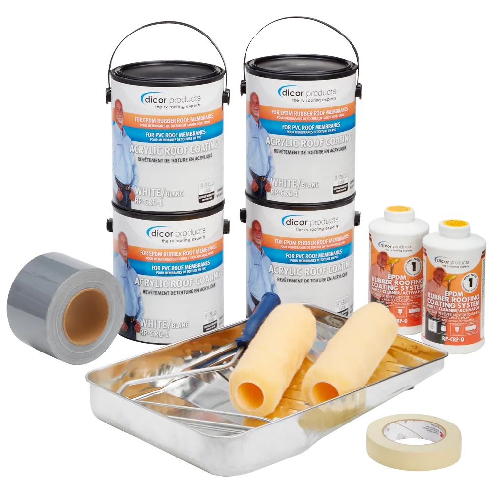 DICOR CORP RPRRK30 RV Roof Renewal Kit for Durable Roof Restoration