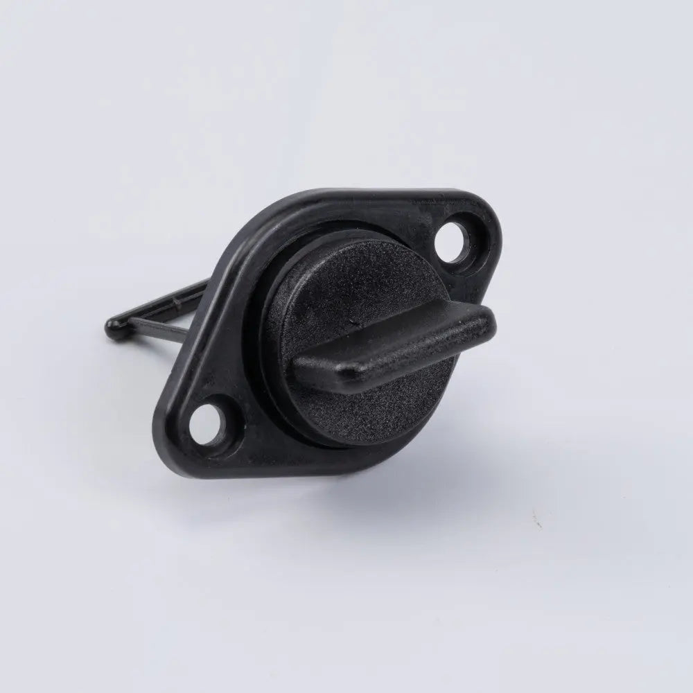 Whitecap Industries 3051BC Black Nylon 3/4-Inch Garboard Drain Plug