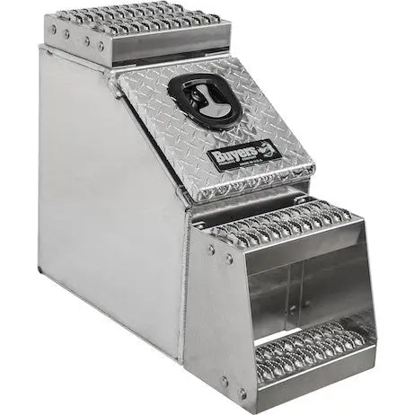 Buyers Products Toolbox 24H x 28D x 18W Aluminum Stepbox - Durable Storage Solution