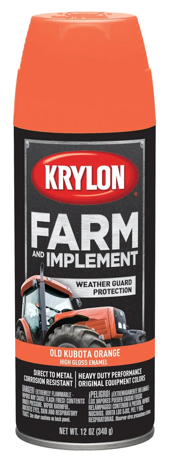 VHT Farm Old Kubta Orange 12 oz - Durable Paint for Agricultural Equipment