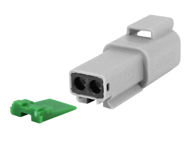 PACER Deutsch 2-Position Data Terminal Receptacle with Wedge Lock TDT042P10