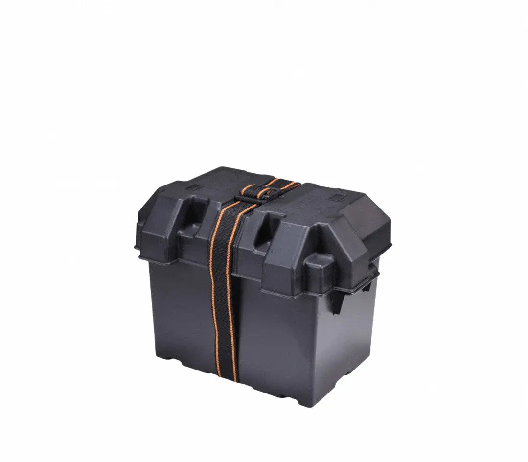 ARCON Battery Box GRP 24 Black - Durable Marine-Grade Battery Storage Solution