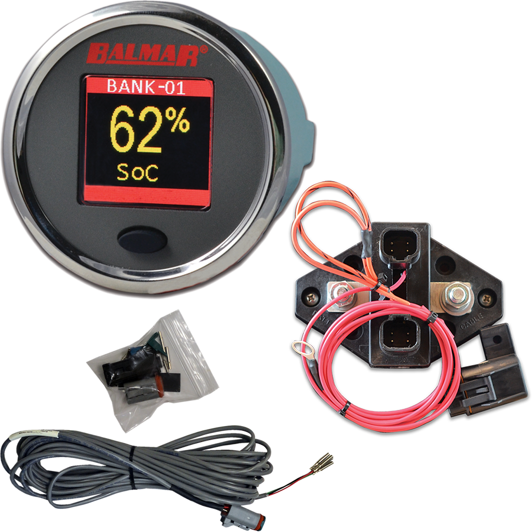 BALMAR Battery Monitor Kit for 12V-48V Systems (Part Number SG200)