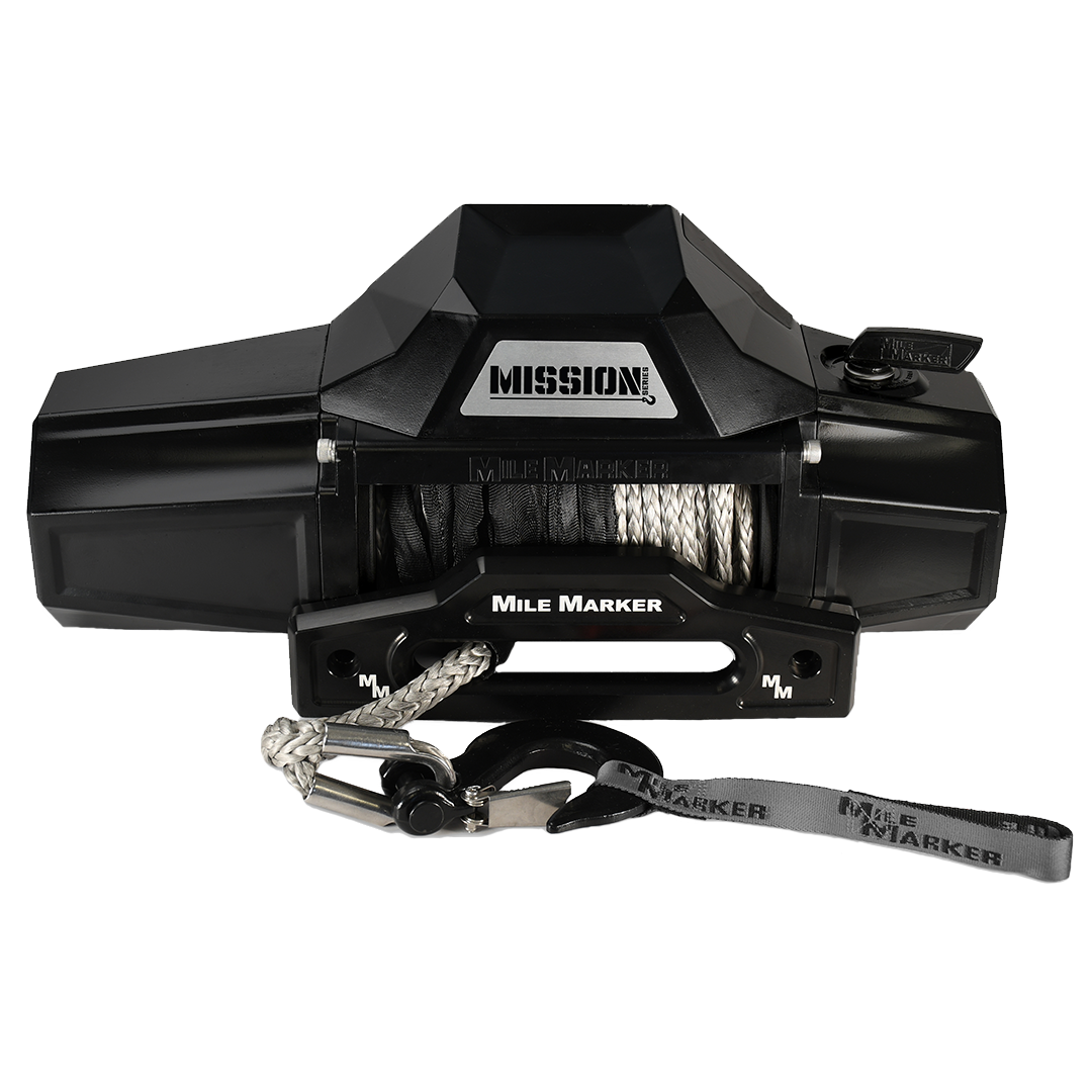 MileMarker Mission 12K Capacity Winch with Synthetic Rope - Part Number 7853251