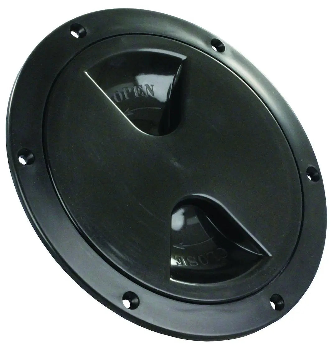 JR Products 31035 5' Black Access/Deck Plate for RV and Marine Applications