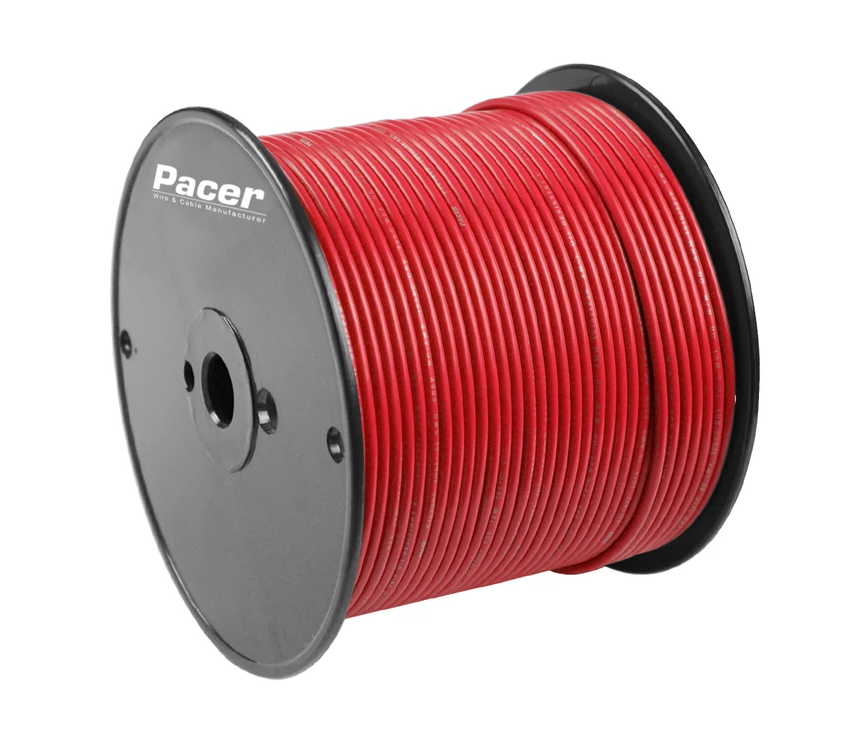 Pacer WUL8RD500 8 AWG UL Round TC Wire, 500-Foot Reel