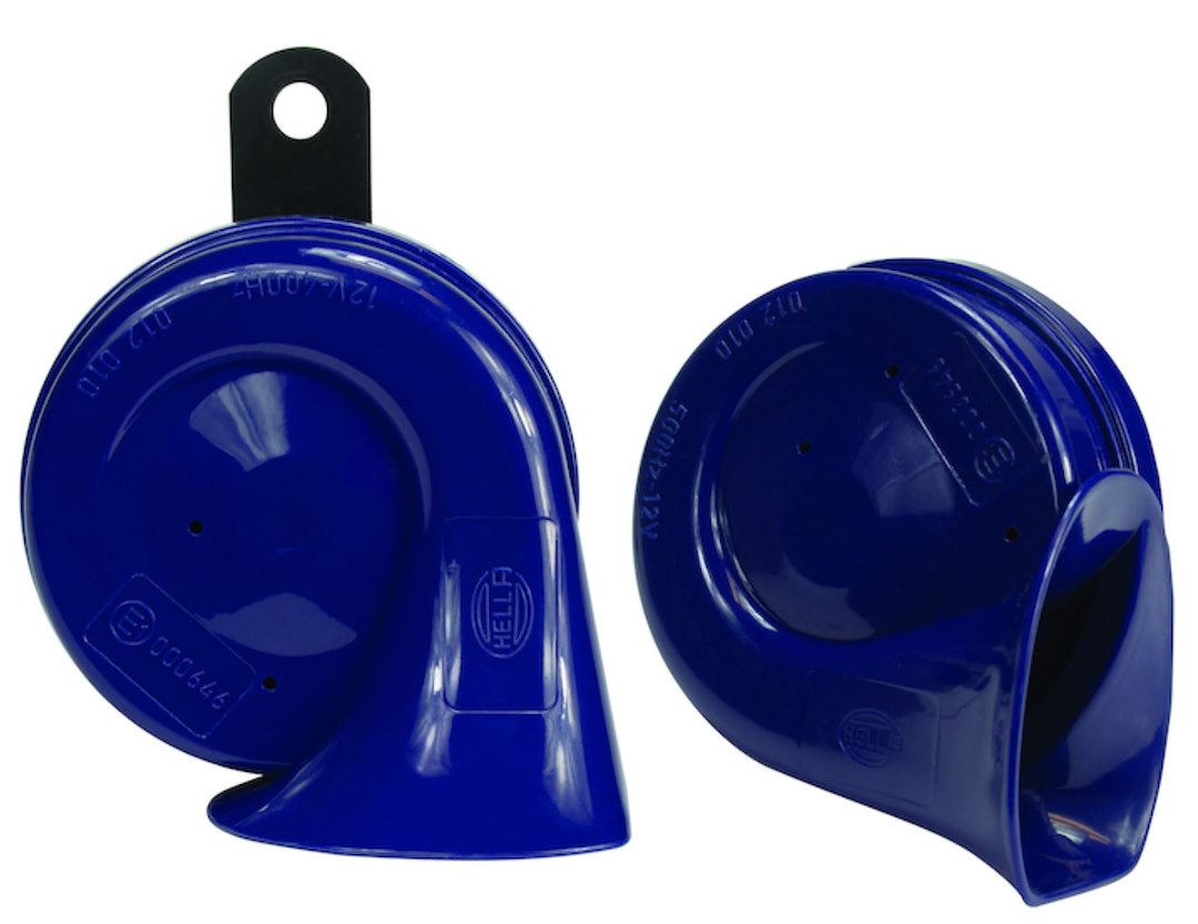 HELLA Horn Kit BX Blue Trumpet - Part Number 012010801