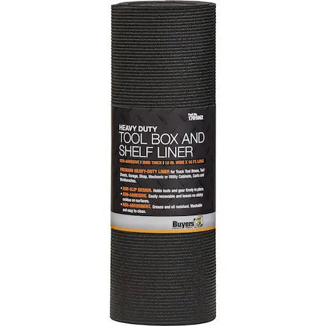 Buyers Prod Toolbox Liner in Black, 18 in x 16 ft Roll