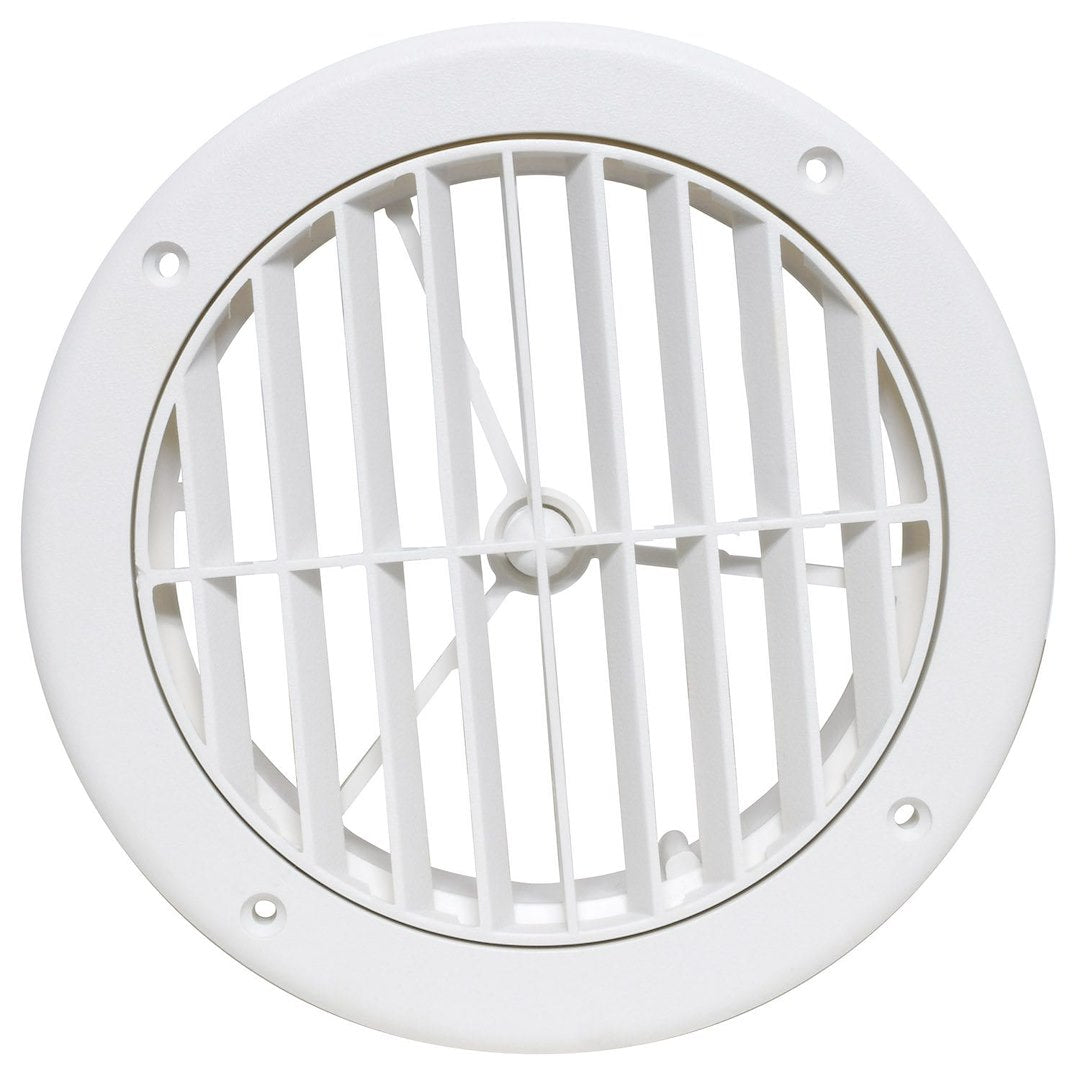 Valterra LLC A103363VP 5 ft Louvered Air Conditioner Vent with White Finish