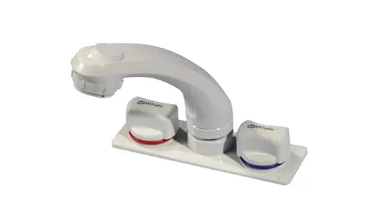 WHALE RT2498 White Mixer Combo - 1/2 Inch NPT