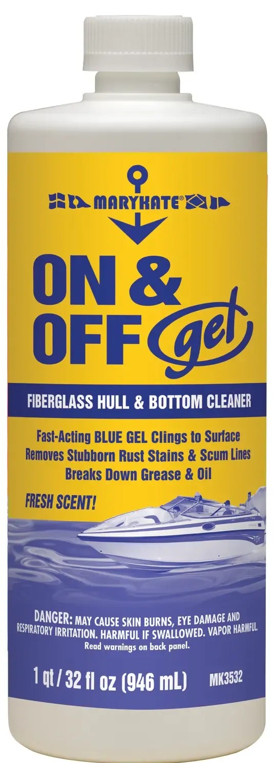 CRC Hull Cleaner 32 oz - Marine Surface Cleaner for Boats and Yachts