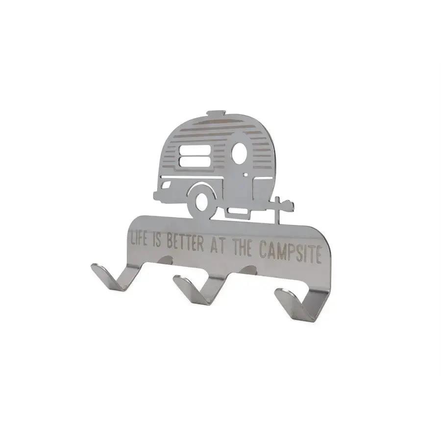Camco Libatc-3 Hook Key Hanger with Foam Mount - Durable Wall Organizer by CAMCO