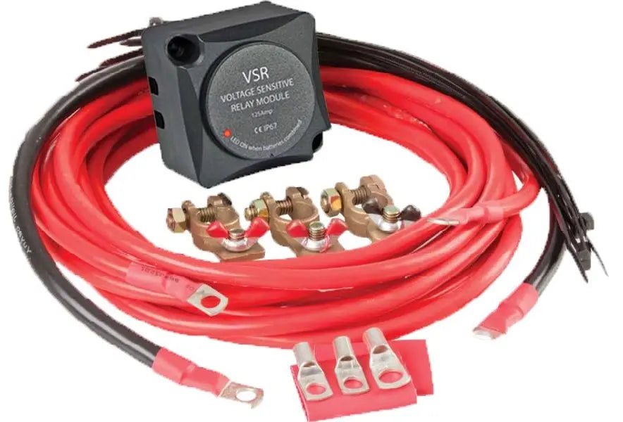 SierraMarine Voltage Sensitive Relay and Cable Kit BS11050 for Marine Applications