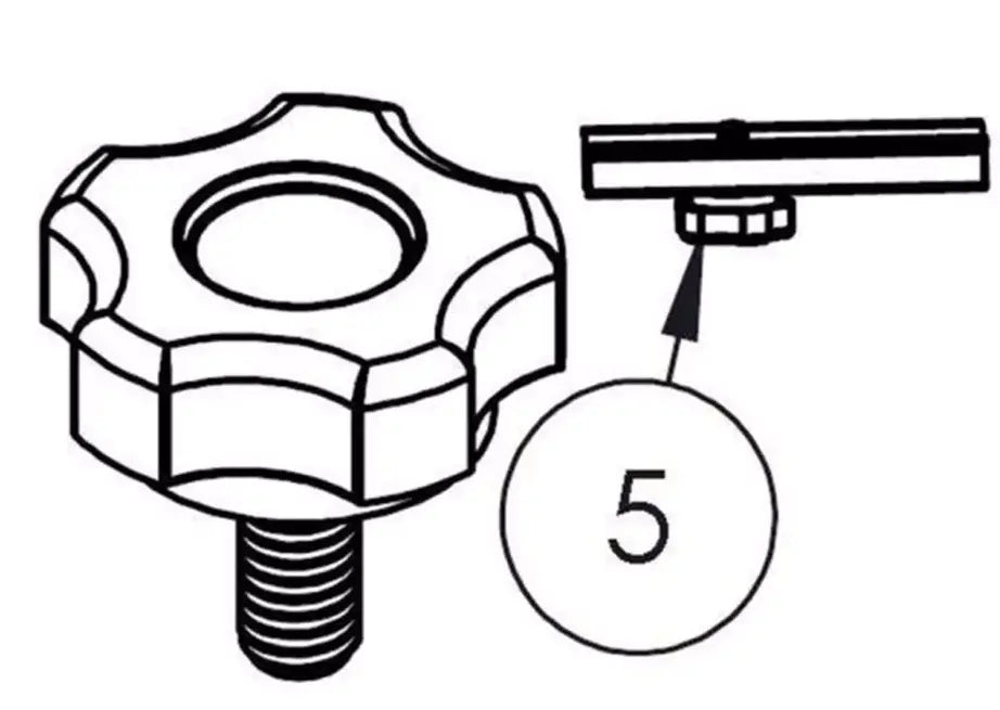 BAK Industries Lock Knobs (Pair) - Part Number 356A0014
