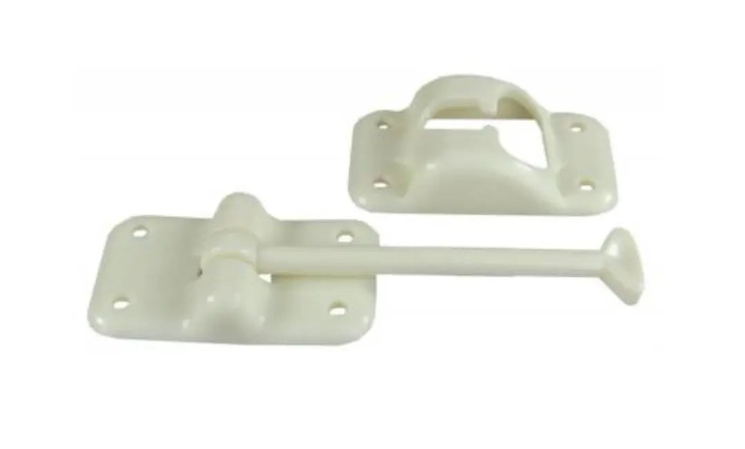 JR Products 10424 3-1/2' T-Style Door Handle - White