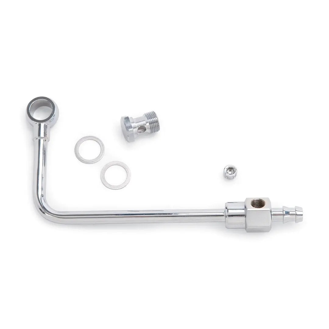 Edelbrock 8126 Chrome Fuel Line & Hardware for High-Performance Vehicles