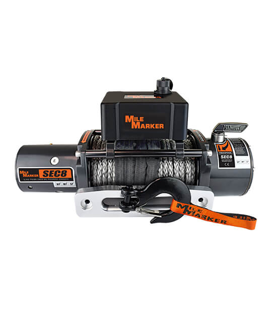 MileMarker Scout with Synthetic Rope - Durable Off-Road Winch for Heavy-Duty Vehicles