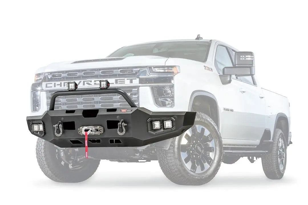 Warn Industries Kit Bmpr Ascent Front for 2020 Chevrolet Heavy Duty