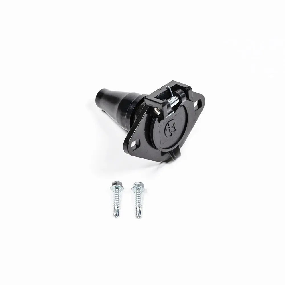 Blue Ox BX88385 6-Pin Black Plastic Trailer Connector Kit
