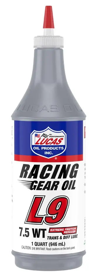 Lucas Oil L9 Synthetic Racing Gear Oil - Part Number 10456